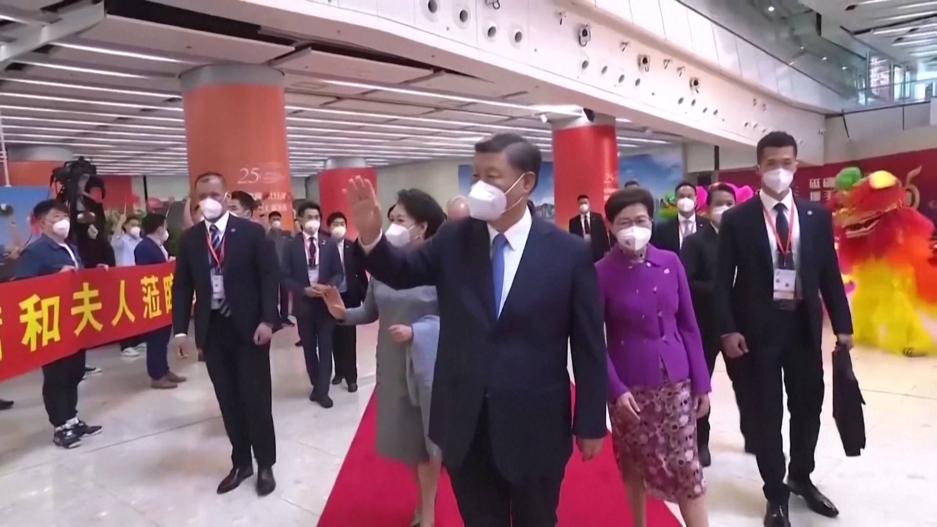 Xi Jinping Travels to Hong Kong for 25th Anniversary of Return to Chinese Rule