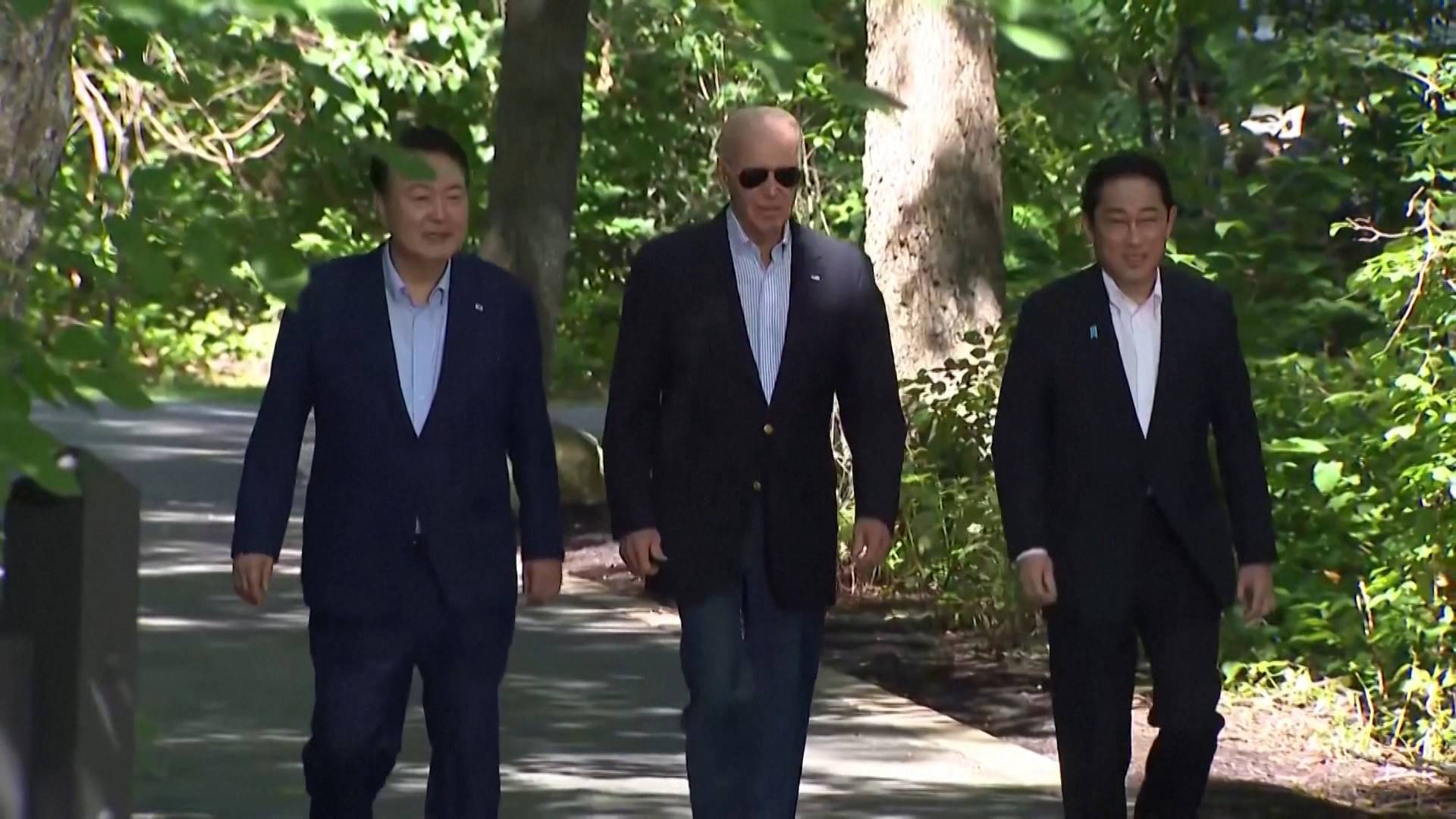 Biden Pledges Deeper Ties with Japan and South Korea, Citing Threats by China and DPRK