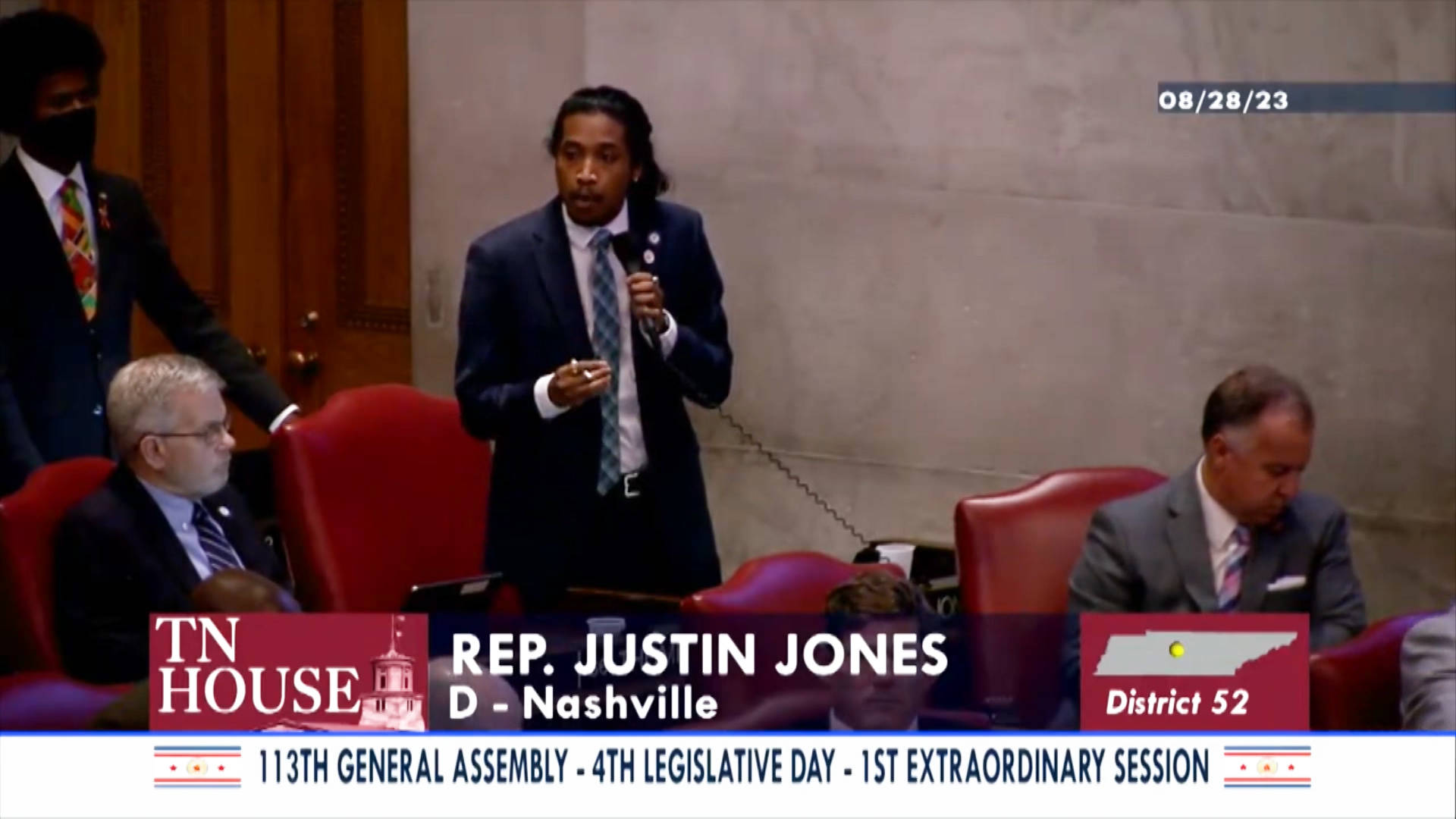 Tennessee Republicans Vote Once Again to Silence Rep. Justin Jones