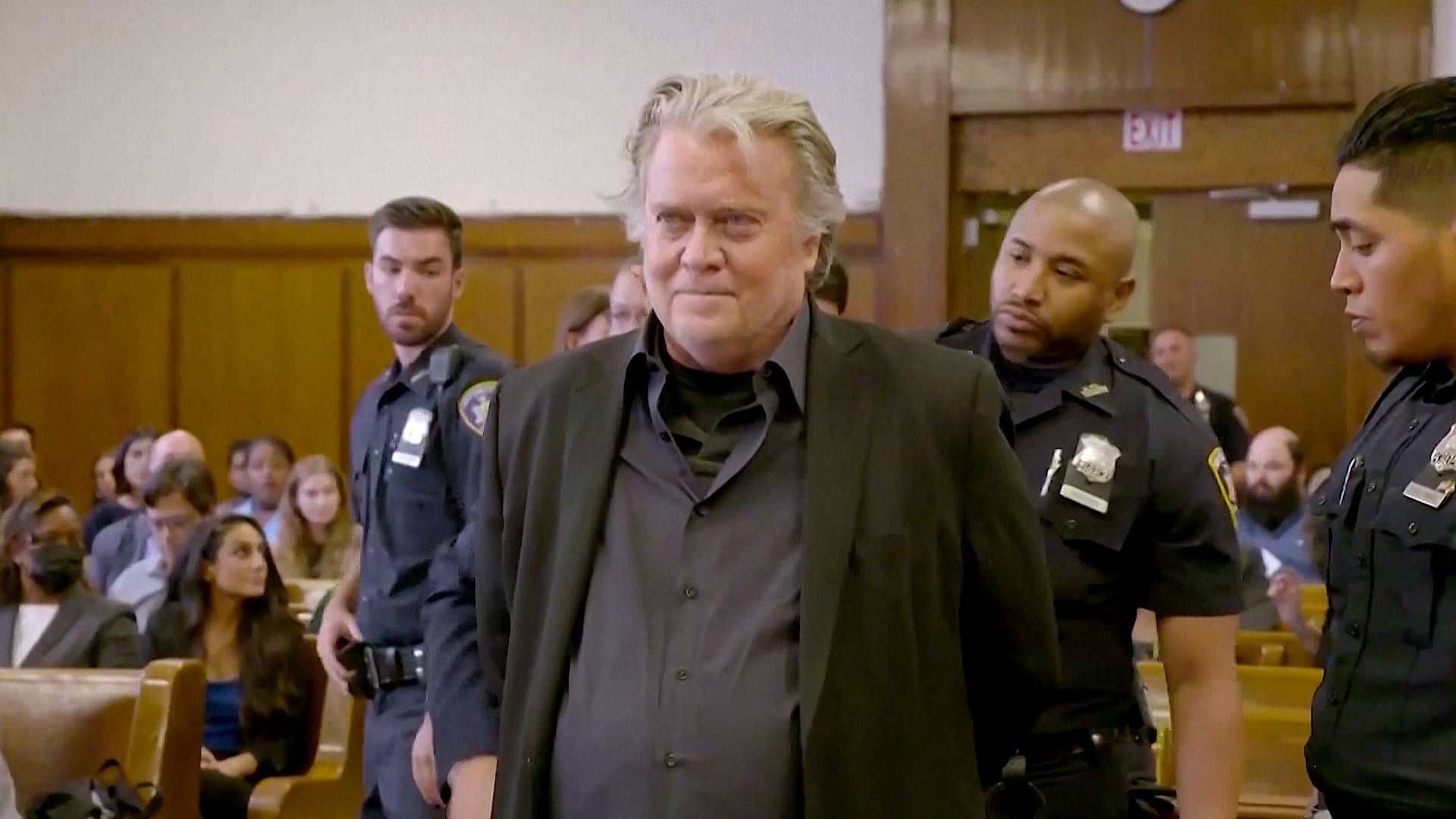 Former Trump Adviser Steve Bannon Surrenders to NYPD to Face Fraud and Money Laundering