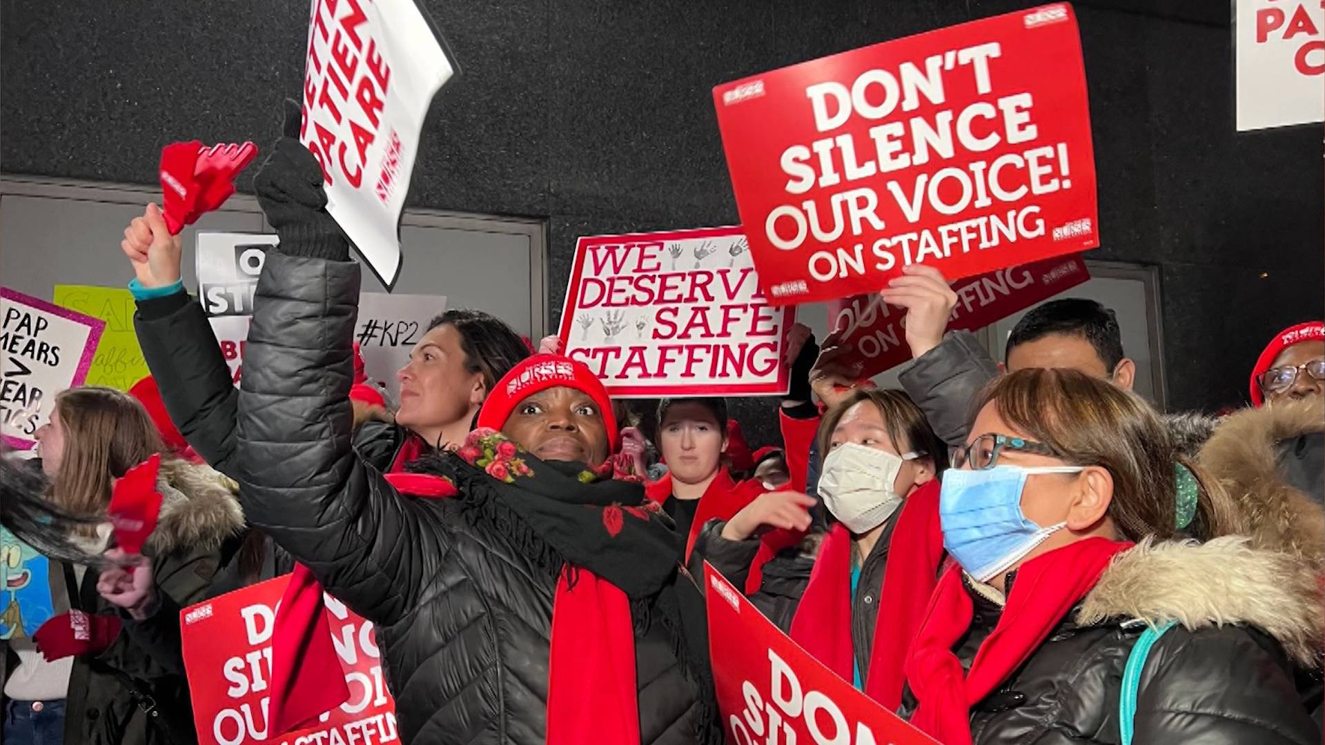 7,000 Nurses at Two NYC Hospitals Strike over Pay, Staffing & Working Conditions