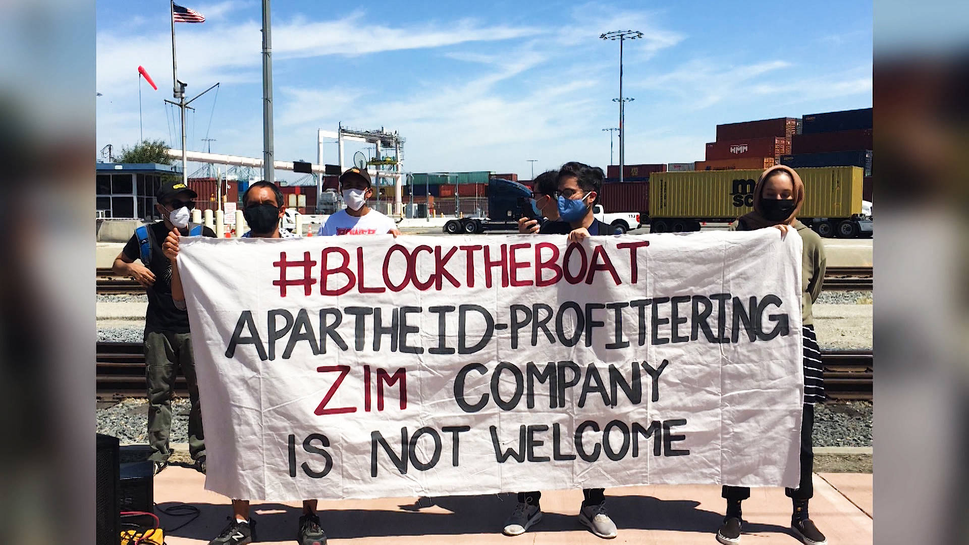 Mobilizations are carried out in US ports to block Israeli cargo ships;  San Francisco Teachers Union supports the BDS movement