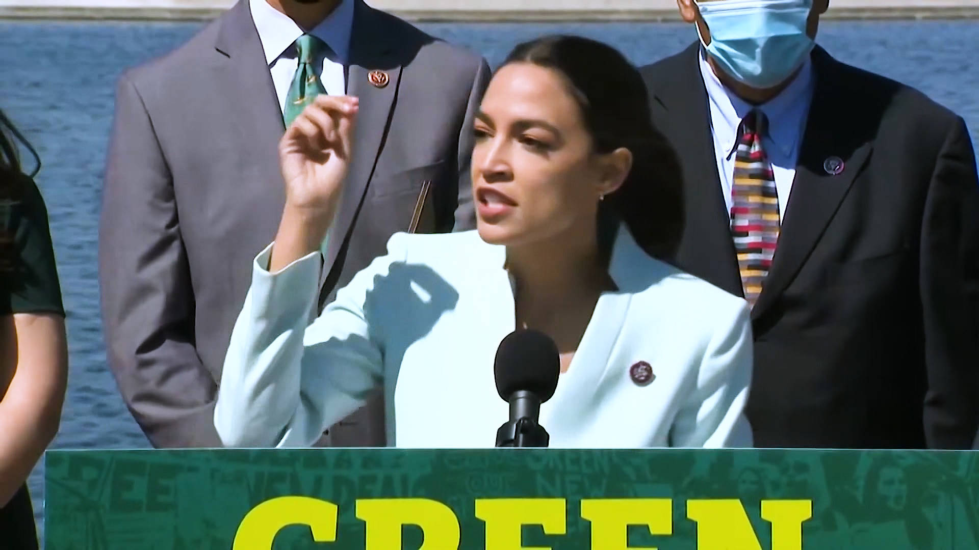 AOC and Sen. Markey Reintroduce Green New Deal as Biden Sets Ambitious Emissions Target