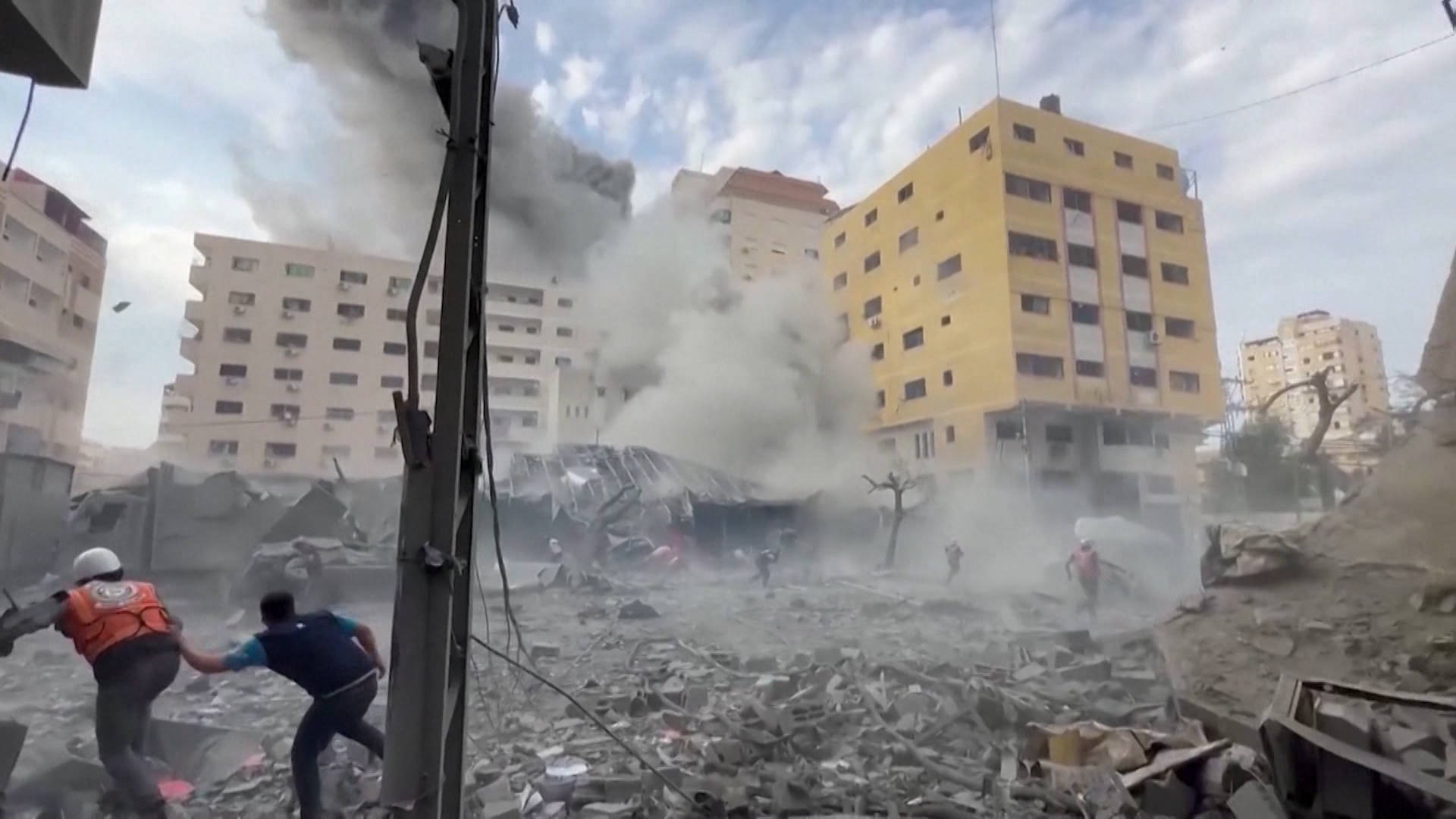 Gaza Death Toll Tops 770 as Israeli Strikes Hit Schools, Hospitals and a Market