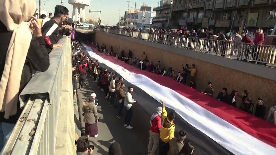 H7 iraqi protestors slam appointment establishment prime minister designate