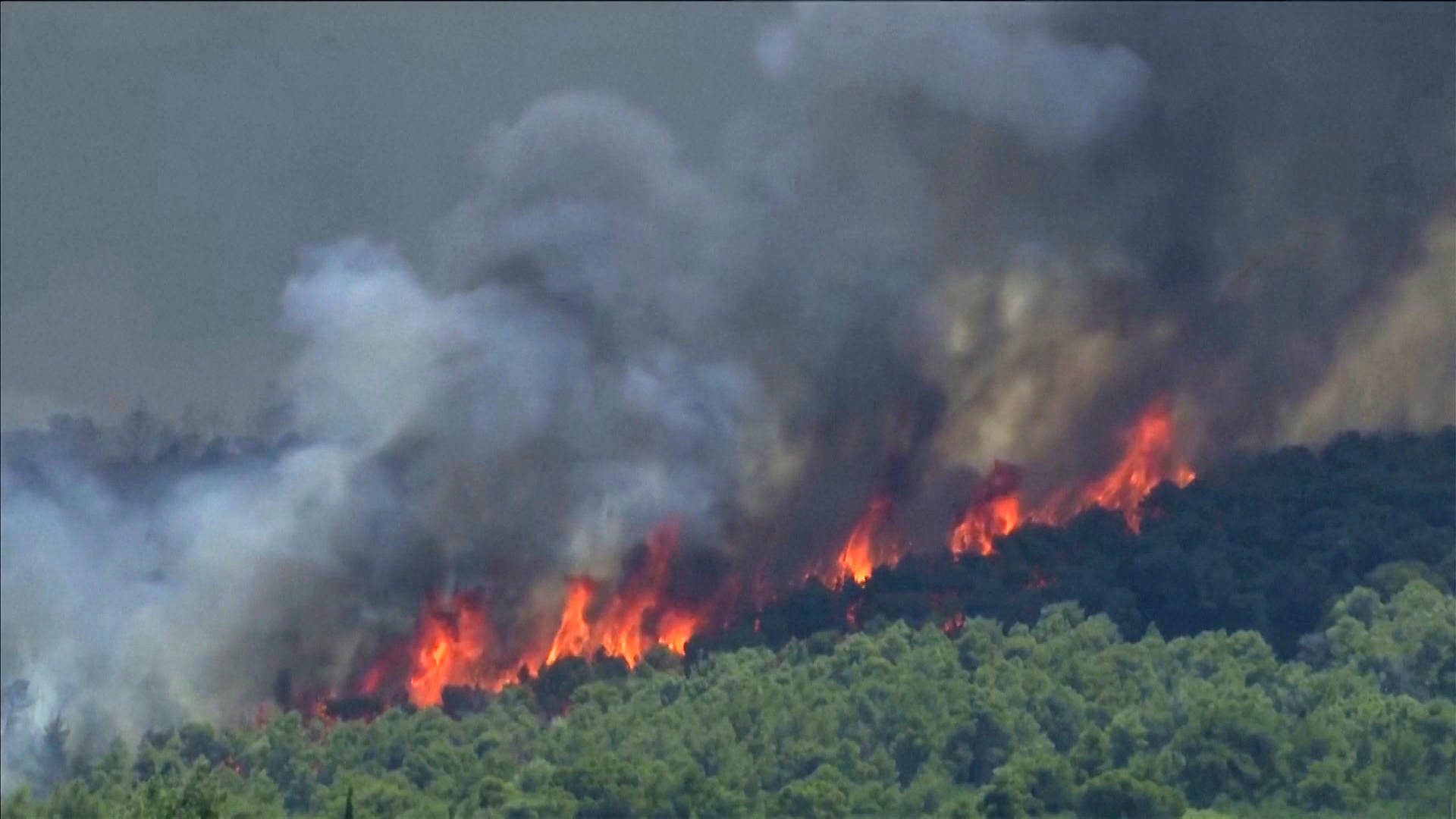 Wildfires Erupt in Greece as Europe Swelters in Record Heat