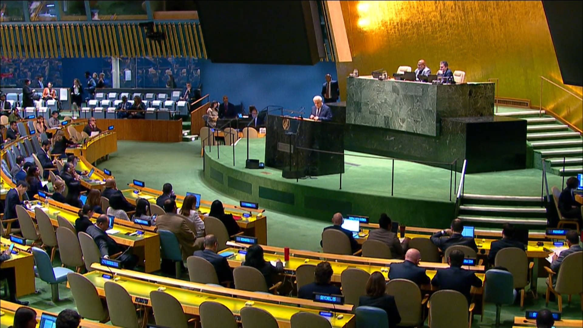 “Vote to Stop This Madness”: Palestinian U.N. Envoy Implores UNGA Members to Back Ceasefire