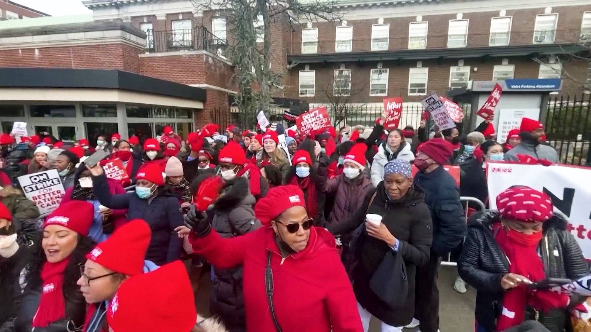 7,000 New York Nurses End Strike After Hospitals Agree to Increase Staffing