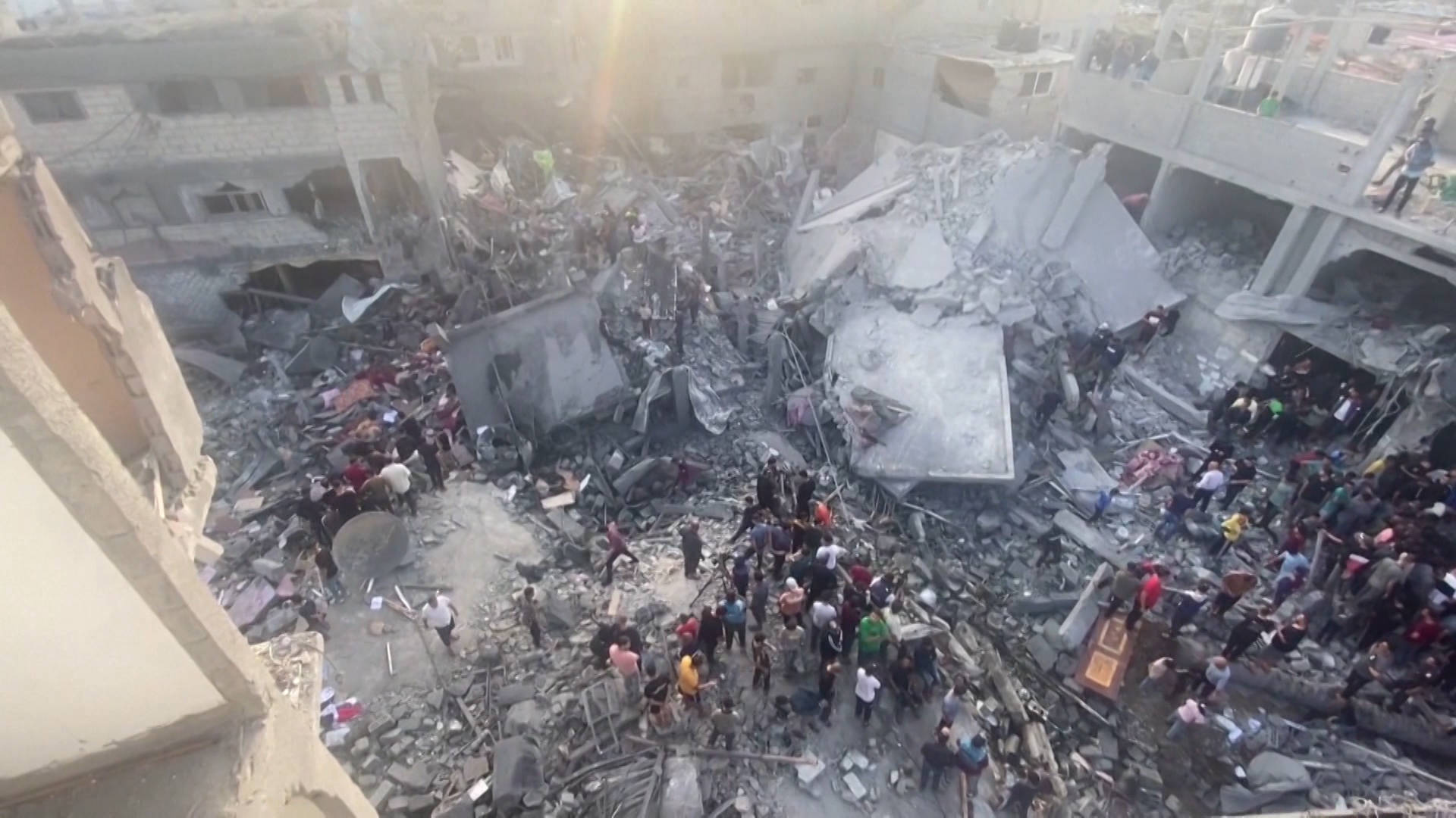 Israeli Airstrikes Kill 45 People in Al-Maghazi Refugee Camp