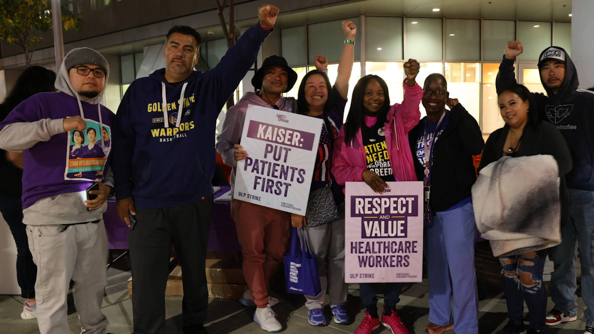 75,000 Kaiser Permanente Healthcare Workers Walk Off Job Across Half a Dozen States