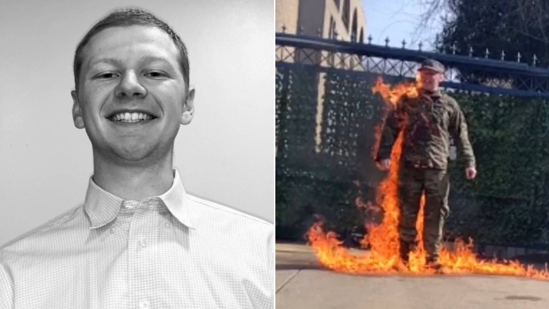 “I Will No Longer Be Complicit in Genocide”: U.S. Military Member Dies After Setting Himself on Fire in Protest