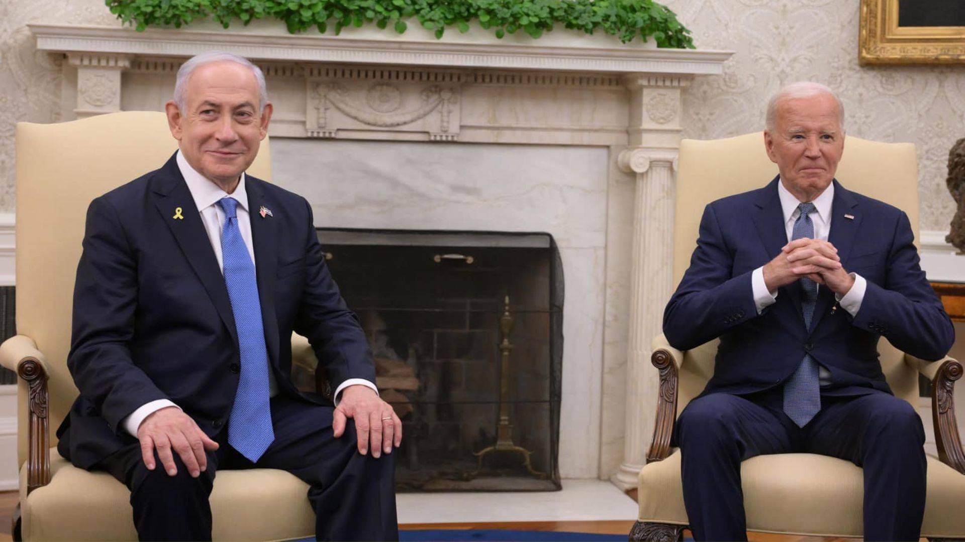 Netanyahu Meets with Biden and Harris After Address to Congress