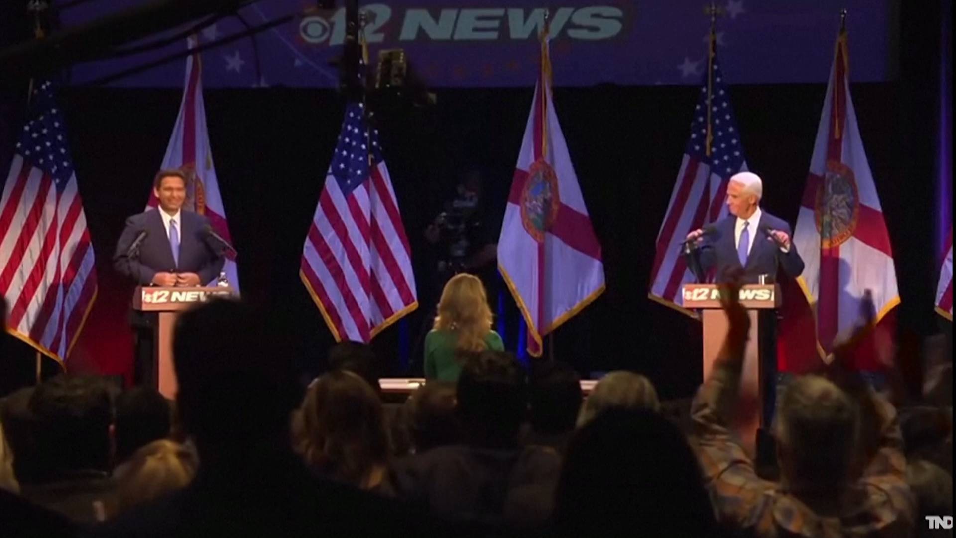 Charlie Crist and Ron DeSantis Clash in Florida Governor Debate