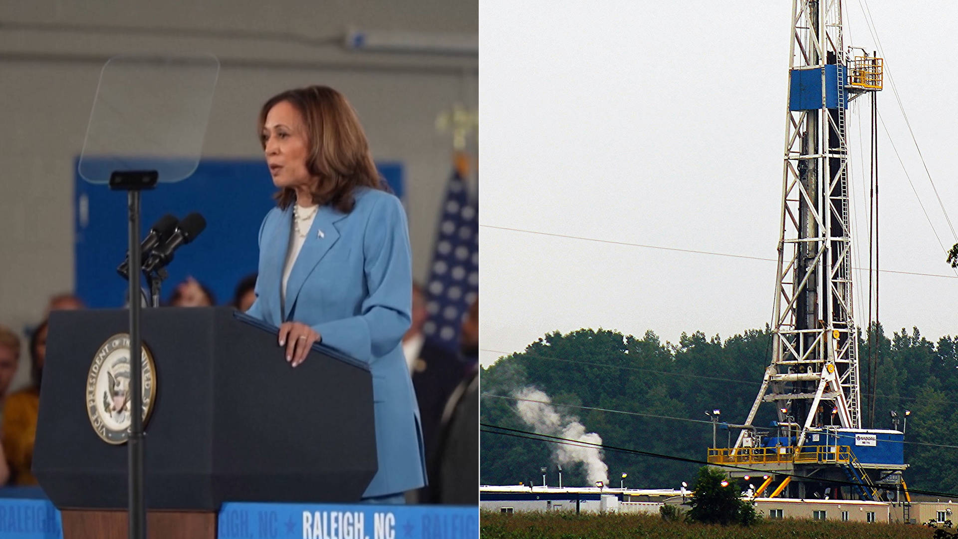 No Ban on Fracking: Kamala Harris Doubles Down on Fossil Fuels in Shift from 2019