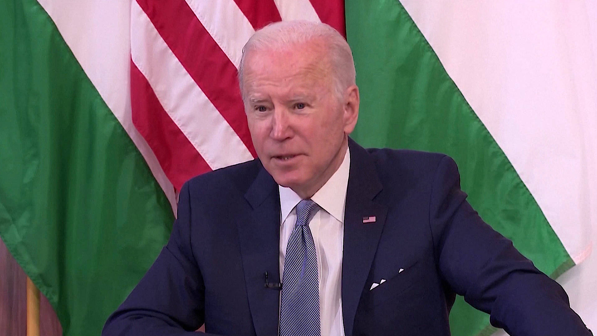 Biden Says U.S. Will Defend Taiwan as China Accuses U.S. of Forming “Indo-Pacific Version of NATO ”