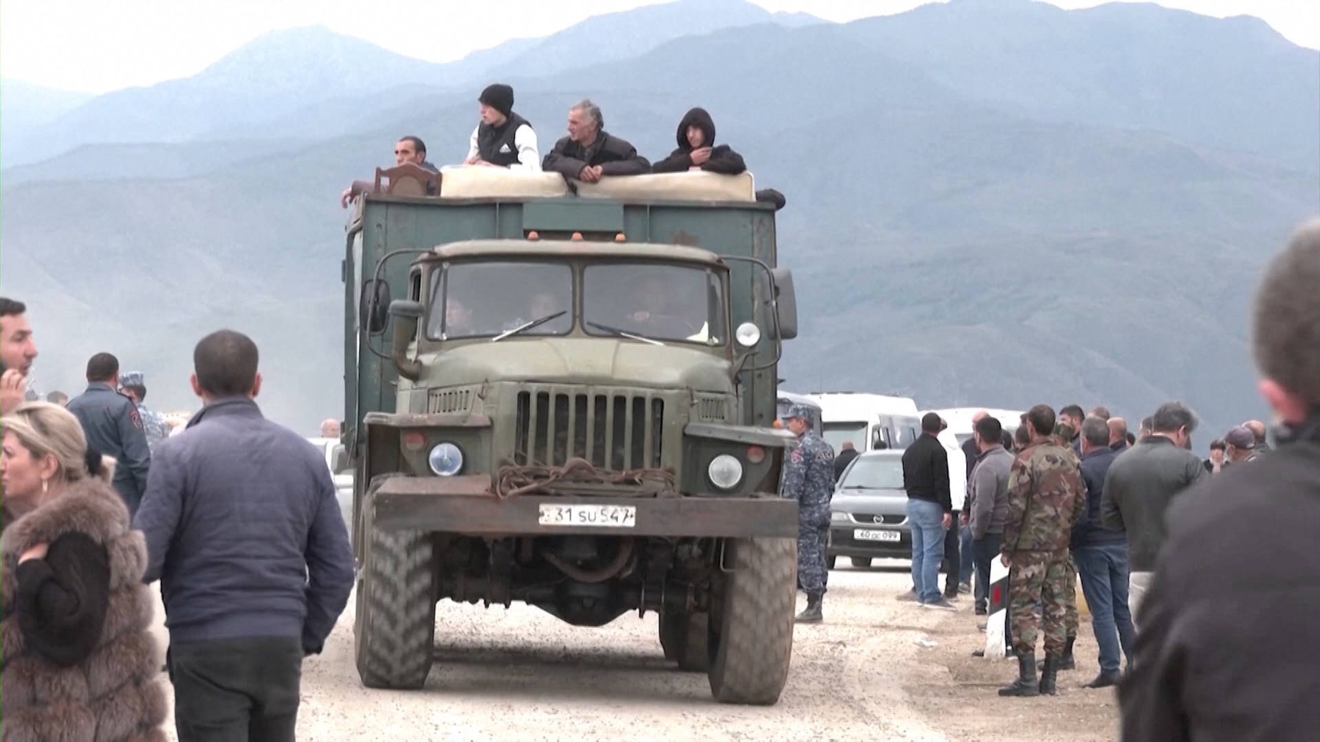 Fearing Ethnic Cleansing, 90,000 Armenians Flee Nagorno-Karabakh After Azerbaijan Military Blitz