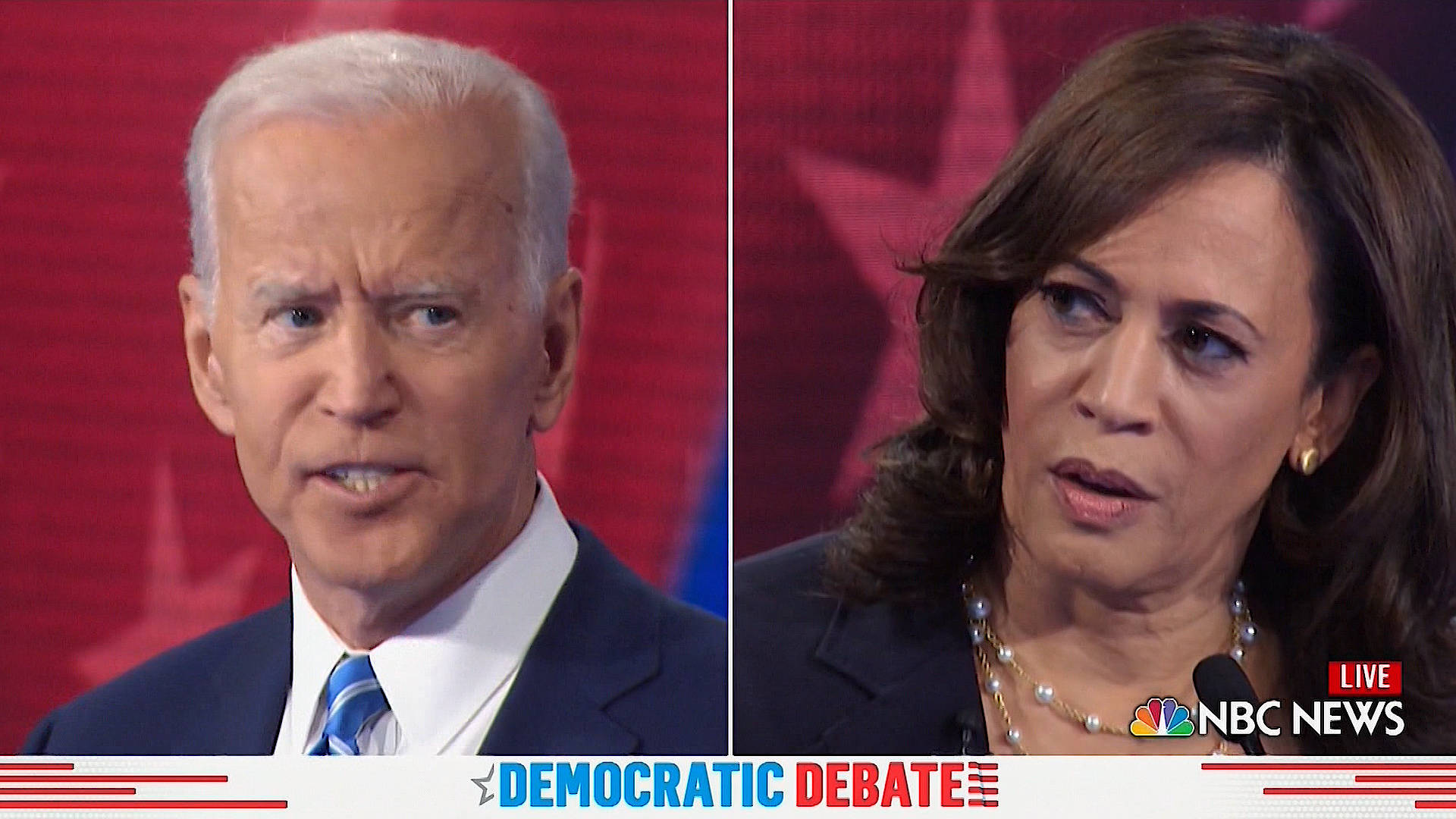 Kamala Harris Challenges Biden on Opposing Busing & Integration in ...