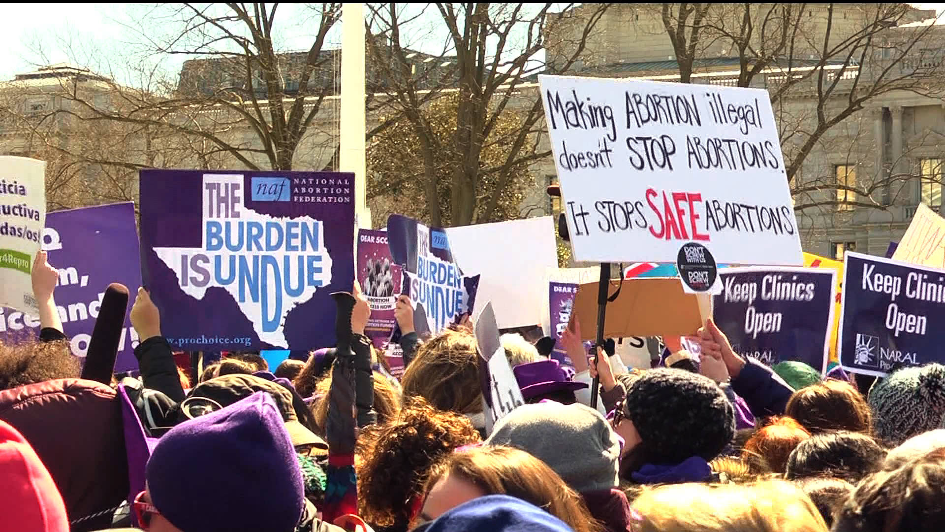 “Stop the Sham”: Thousands Rally as Supreme Court Hears Biggest Abortion  Case in a Generation
