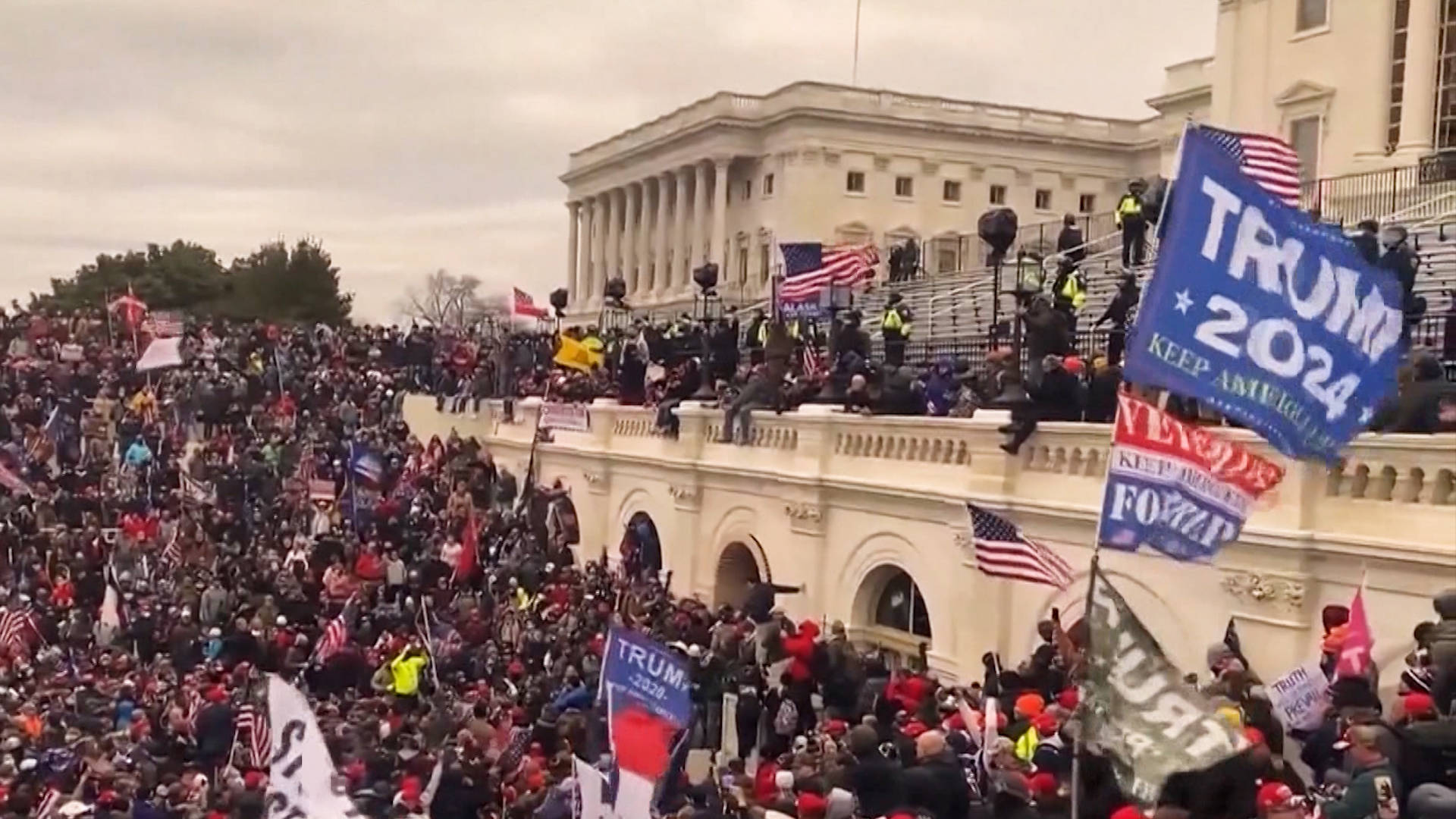 Watch: Dramatic Video of Capitol Attack & Trump's ...