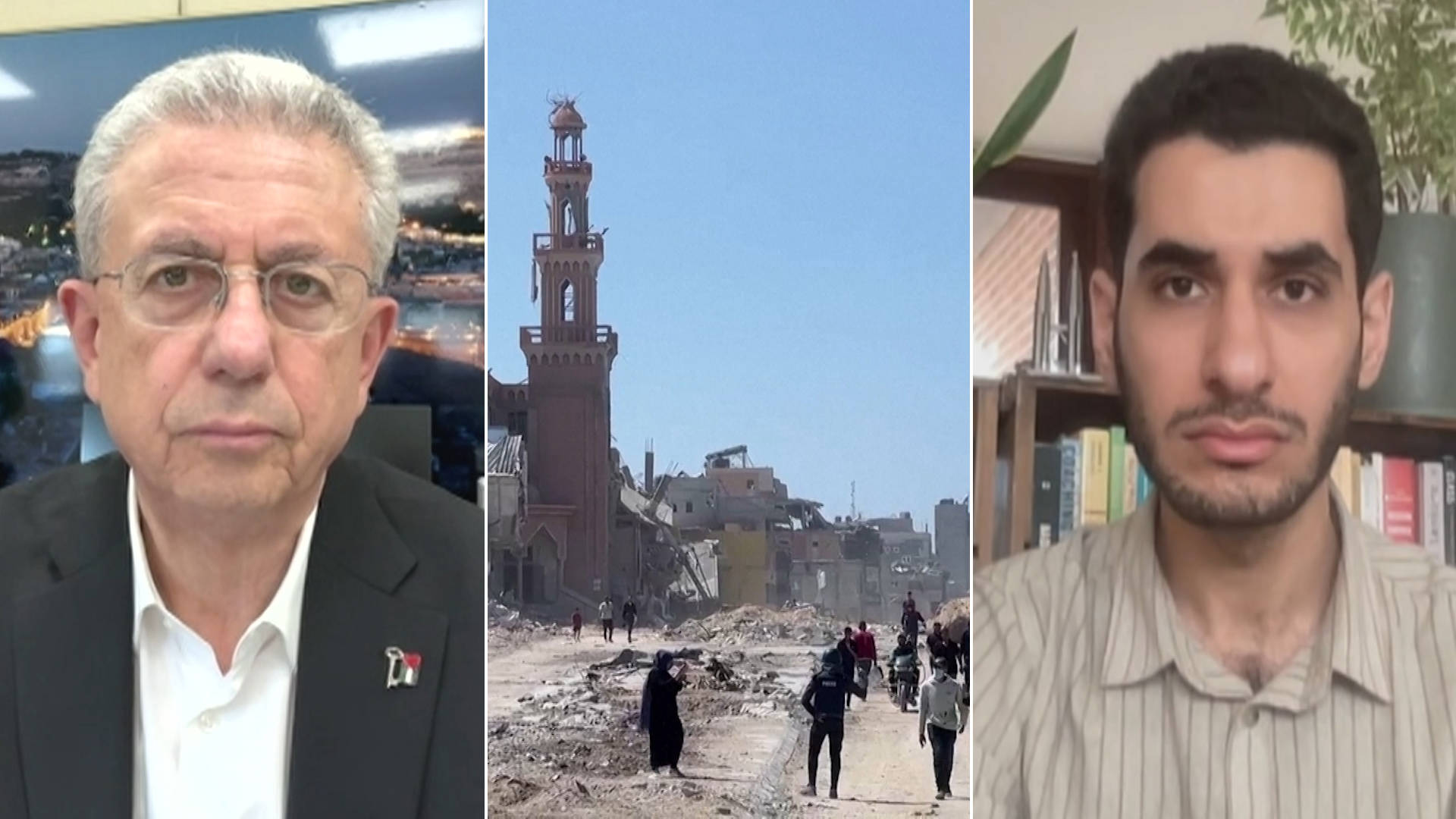 “Killing People Around the Clock”: Dr. Mustafa Barghouti & Muhammad Shehada on 6 Months of War on Gaza